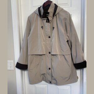 Liz Claiborne - Size XL - Women's tan hooded jacket